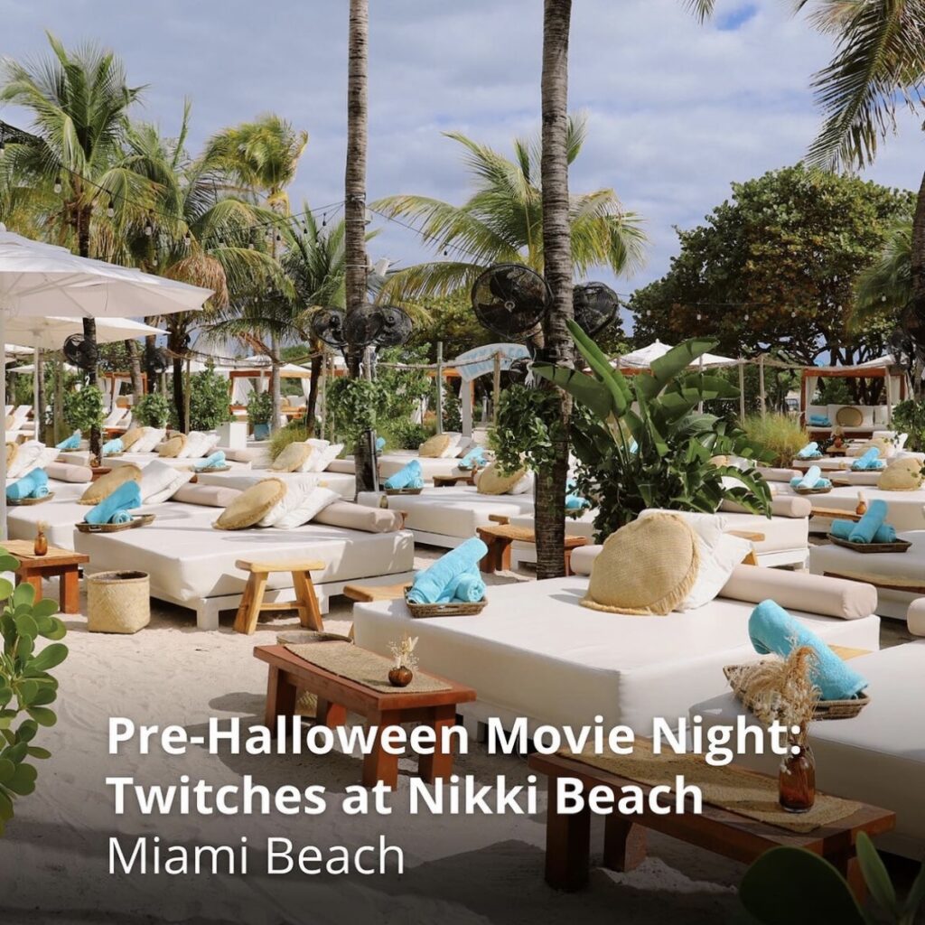 Pre-Halloween Movie Night: Twitches at Nikki Beach